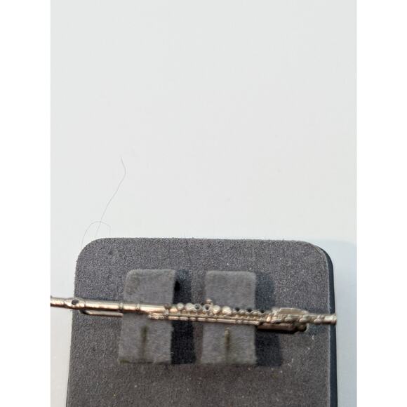 Vintage Future Primitive USA Signed 2" Long Flute Stick Pin - Picture 5 of 5